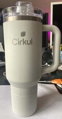 Cirkul Insulated Water Bottle Tumbler Large Sand